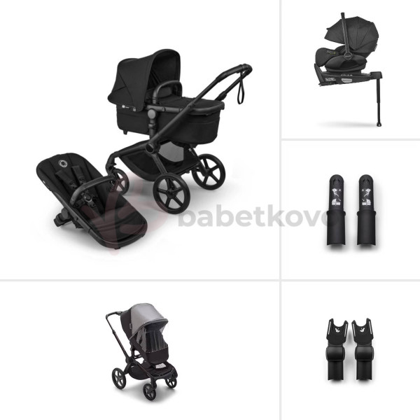 Bugaboo Fox 5 RENEW TRIO BUNDLE Black/Heritage Black-Heritage Black