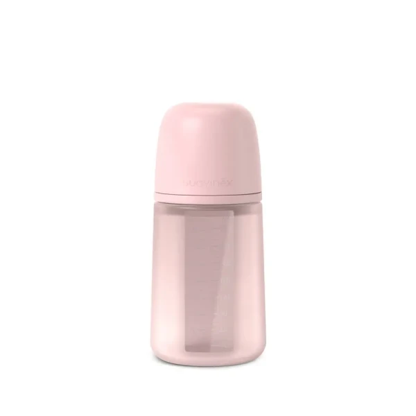 SUAVINEX | KOJENECKÁ LÁHEV 240 ml M COLOUR ESSENCE - růžová