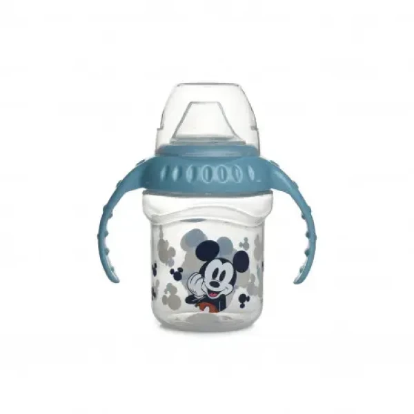 THERMOBABY Netekúci pohár s pítkom a držiakom, Mickey
