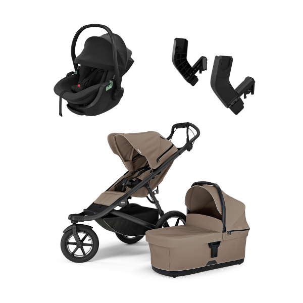 THULE Urban Glide 3 Tinted + Thule Maple Newborn bundle